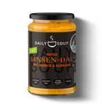 6er Box Daily Soup / rotes Linsen-Dal mit Ingwer & Kurkuma im Glas 380ml